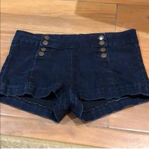 High-waisted Denim Shorts